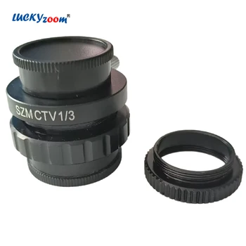 1/3 Адаптер Камеры для микроскопа CTV, Увеличивающий Поле зрения, Металлический Адаптер для камеры CCD, Объектив Microscopio C-mount, Стандартный Интерфейс C