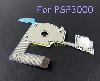 1 шт./лот Оригинальная L-образная левая ленточная клавиатура, кнопка, гибкий кабель с резиновой заменой для игровой консоли PSP3000 PSP 3000