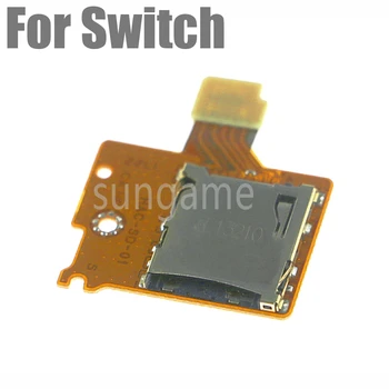 10шт Слот для чтения карт памяти TF SD Замена платы розетки для игровой консоли Nintendo Switch