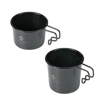2 шт., уличный набор кофейных чашек Sierra объемом 160 мл и 210 мл, посуда для пикника, Походная чашка для воды, посуда для пикника