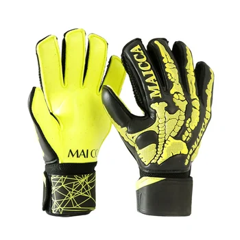 2 штуки вратарских перчаток, дышащих молодежных и взрослых футбольных вратарских перчаток с сохранением пальцев для защиты рук