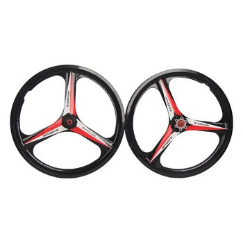 20-Дюймовые 406-колесные диски для горного велосипеда из магниевого сплава MTB, диски для дисковых тормозов, 3 Спицы, Кассетная Колесная пара, Велосипед
