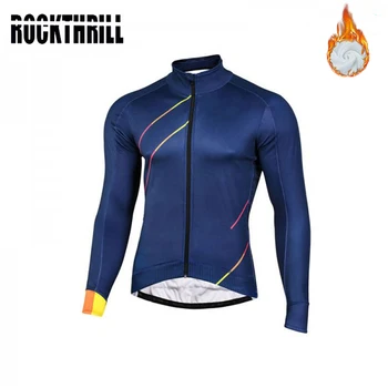 2020 Высококачественная Мужская велосипедная майка Pro team aero thermal из флиса с длинным рукавом, зимняя куртка, Теплая велосипедная одежда Moutain