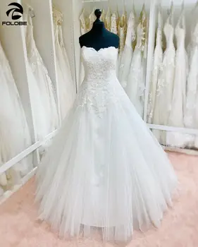 2021 Элегантные свадебные платья с аппликацией в виде сердца, королевское кружевное свадебное платье из тюля трапециевидной формы, vestidos de novia, изготовленное на заказ
