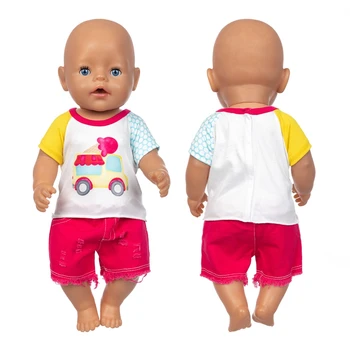2023 Новый автомобильный костюм, кукольная одежда, подходящая для 18 дюймов/ 43 см, одежда для новорожденных кукол, аксессуары для кукол-реборнов