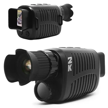 2K Цифровой инфракрасный монокуляр ночного видения с 5-кратным цифровым зумом, полноцветный прибор ночного видения с 1,5-дюймовым дисплеем для прогулок на свежем воздухе.