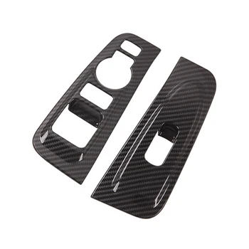 2шт ABS Накладка Подлокотника из Углеродного Волокна для Hyundai Grand Starex H1 2019 2020 Аксессуары Для Интерьера Автомобиля