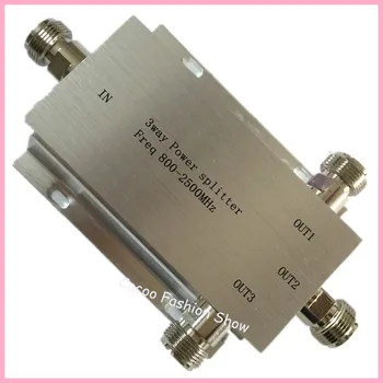 3-полосный Микрополосковый разветвитель мощности 800 ~ 2500 МГц, делитель мощности для усилителя сигнала/рации, проект покрытия помещений
