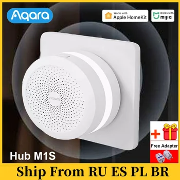 Aaqra hub M1S Gateway Zigbee 3,0 WiFi Пульт Дистанционного Управления RGB Радио Aqara Реле Беспроводной датчик Влажности Двери Поддержка Mi Home Homekit