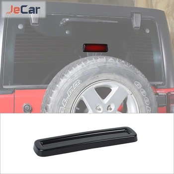 ABS Автомобильный верхний стоп-сигнал, Декоративная рамка, наклейки для Jeep Wrangler JK 2007-2017, внешние аксессуары, дымчато-черный цвет