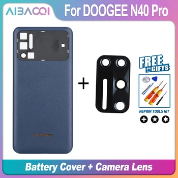 AiBaoQi 100% Новый оригинал для Doogee N40 Pro Чехол для аккумулятора Защитный чехол для аккумулятора Задняя крышка со стеклом объектива задней камеры