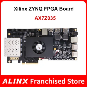 ALINX AX7Z035: XILINX Zynq-7000 SoC XC7Z035 ZYNQ ARM 7035 Плата разработки FPGA SOM PCIE Ускорительная карта SFP 8G eMMC
