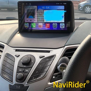 Android 13 2Din Автомобильный DVD Мультимедийный Плеер GPS Для Ford Fiesta 2009 2011 2013 2014 2015 2016 Навигационное Стерео Головное Устройство Carplay