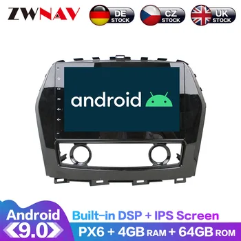 Android 9 IPS Экран PX6 DSP Для Nissan Maxima 2015 2016-2019 Без Автомобильного DVD-плеера GPS Мультимедийный Плеер Радио Аудио Стерео 2 DIN