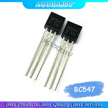 BC547B BC557B Каждый 50шт все 100шт/пакет BC547 + BC557 NPN PNP транзистор TO-92 Триодный транзистор