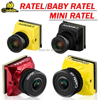 Caddx Ratel 2 V2 FPV Камера Ratel2 2,1 мм Объектив 16:9/4:3 NTSC/PAL Переключаемый со Сменным Объективом Микро FPV RC Камера Дрона