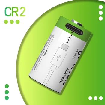 CR2 usb аккумулятор перезаряжаемая Камера дальномер блокировка дискового тормоза sp-1 ожидание принтера литиевая батарея 3,7 В pilas recargables tipo c