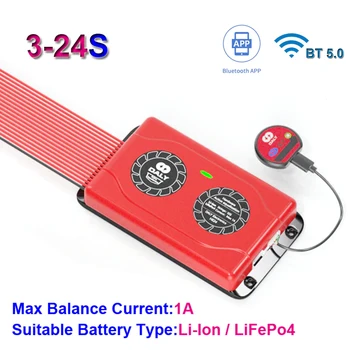 DALY Smart BMS Active Balancer LiFePO4 16S Эквалайзер 1A Литий-Ионный Аккумулятор BMS 18650 Balancer Балансировочная плата