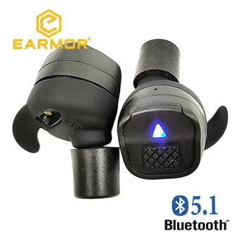 EARMOR M20T Bluetooth Беруши Охота Стрельба Электронные Беруши Гарнитура С Защитой От Шума Беруши С Шумоподавлением NRR26db-Черный