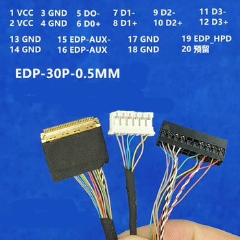 I-PEX 20453-030T 30P EDP LVDS ЖК-дисплей 30 см 0,5 шага 30Pin EDP Экранный кабель 30P 20453 EDP LVDS Экранный Провод