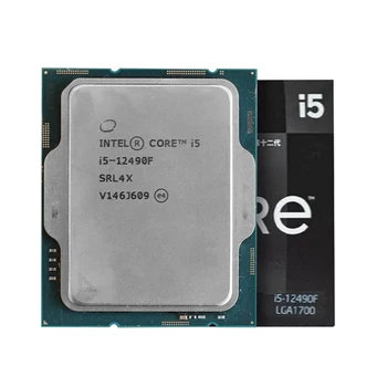 Intel Core i5-12490F i5 12490F 3 ГГц 6-ядерный 12-потоковый процессор Процессор 10 Нм L3 = 18 М 65 Вт LGA 1700