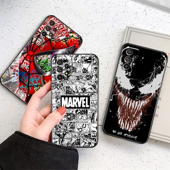 Marvel Avengers Для Samsung Galaxy M10 M11 M12 M20 M22 M30 M30S M31 M31S M32 M51 M52 5G Чехол Для Телефона Черный Coque Shell Мягкий