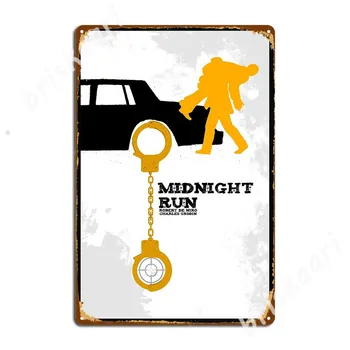 Midnight Run (1988) Металлические Вывески Декор стен Пещерного паба Дизайн Клубных жестяных вывесок Плакаты