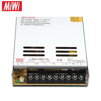MiWi LRS-350-12 с множественной защитой Малогабаритный источник питания серии LRS мощностью 350 Вт 12 В 24 В 36 В 48 В постоянного тока