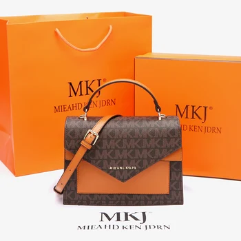 MKJ 2023 Роскошные брендовые сумки для рук, женская высококачественная модная сумка, женская кожаная сумка