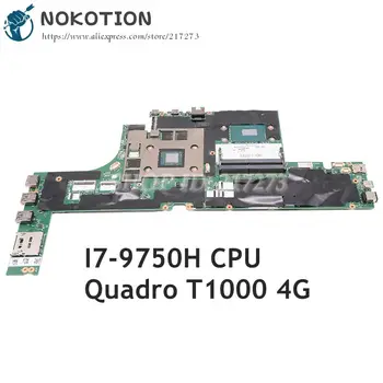 NOKOTION 02DM439 для Lenovo ThinkPad P53 материнская плата ноутбука SRF6U I7-9750H процессор Quadro T1000 4 ГБ графический процессор