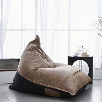Nordic expression lazy sofa замшевая сумка-мешок от balcony TAP повседневный одноместный диван-татами в индустриальном стиле