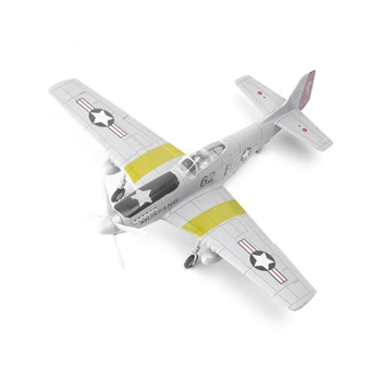P-51 Mustang Истребитель Пазлы Модели 3D Пластиковые Сборные Строительные Кирпичи Наборы для Взрослых DIY ВВС США WW2 Пропеллер Самолет Игрушка