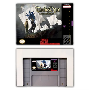 RPG-игра для Tactics Ogre Let Us Cling Together- Игровой картридж с коробкой для американской 16-битной консоли SNES версии NTSC