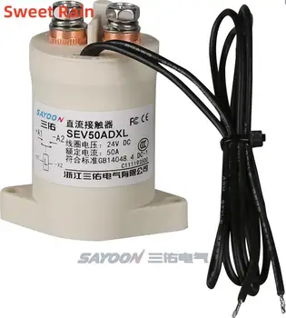 SAYOON 1000V высоковольтный высоковольтный контактор 50A постоянного тока электрический контактор постоянного тока SEV50AD SEV50BD