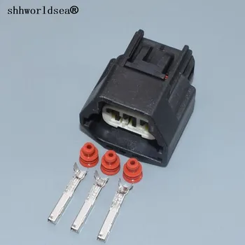 shhworldsea 3pin 1,5 мм автоматический водонепроницаемый разъем для подключения электрического кабеля