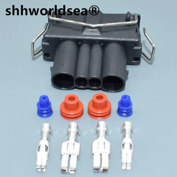 shhworldsea 4pin auto elecric водонепроницаемый корпус штекер 357 906 231 кабельная проводка штекерный разъем 357906231