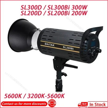 SHiTAK SL300D/SL300Bi SL200D/SL200Bi COB LED Video Light Студийное Освещение Профессиональная Лампа-Вспышка Bowens Mount для Камеры Видео