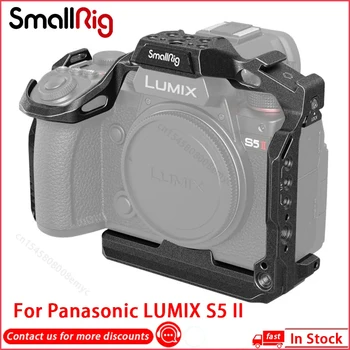 Smallrig Black Mamba Cage Kit для камеры Panasonic LUMIX S5 II Handheld Kit Cage с Быстроразъемным Зажимом НАТО На Верхней Ручке 4022