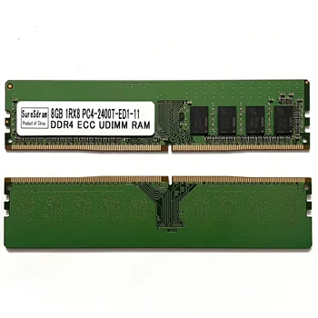 SureSdram Новая Оперативная память DDR4 8 ГБ 2400 МГц ECC UDIMM 8 ГБ 1RX8 PC4-2400T-ED1-11 Память настольного сервера DDR4 2400 8 ГБ