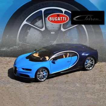 Welly 1:18 Bugatti Chiron Моделирование Сплава Спортивный Автомобиль Модель Литья Под Давлением Металлические Транспортные Средства Предметы Коллекционирования Украшения Детский Автомобиль Игрушка В Подарок