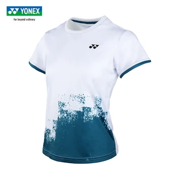 Yonex теннисная футболка спортивная одежда спортивная одежда для бадминтона спортивная майка с коротким рукавом мужчины женщины 115093