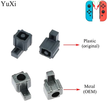 YuXi 1set Пластиковый ИЛИ Металлический OEM Для Nintendo Switch Joy Con Пластиковые Пряжки Для Блокировки Правого И Левого Контроллера