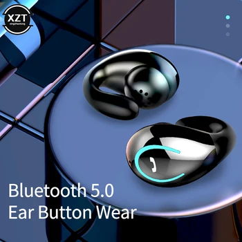 YX08 Bluetooth-гарнитура 5.0, однонаушники, спортивные стереонаушники с клипсой, наушники с сенсорным управлением HD Call для телефона iPhone Xiaomi
