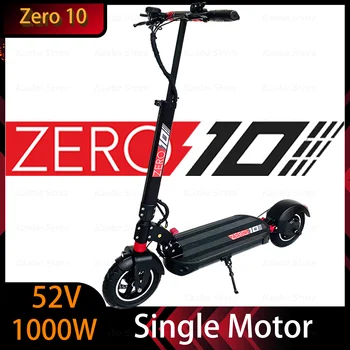 ZERO 10 Scooter С одним мотором 52v Электрический скутер, удар для скейтборда 13ah 18,2ah 22,4ah, два колеса