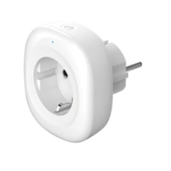 Zigbee Plug Настенная розетка EU 16A Smart Adapter Мониторинг питания Дистанционное Голосовое управление для Alexa Tuya Smart Home EU Plug