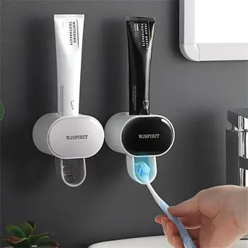 Автоматический дозатор зубной пасты Аксессуары для ванной комнаты Держатель для зубных щеток для дома Зубная паста для ванной Ленивая соковыжималка