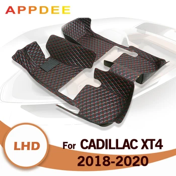 Автомобильные Коврики для Cadillac XT4 2018 2019 2020 Пользовательские Автомобильные Накладки для ног Автомобильный Ковер Аксессуары для интерьера