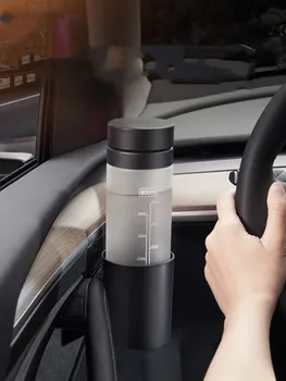 Автомобильный дверной подстаканник для Tesla Model 3 Model Y, черный ABS, держатель для напитков, автомобильный держатель для хранения