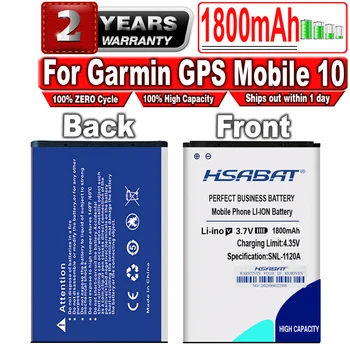 Аккумулятор HSABAT 1800mAh 010-10840-00 361-00030-00 для Garmin GPS Mobile 10, GPS Mobile 10x, GPS10 для Xplova G3