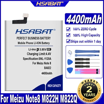 Аккумулятор максимальной Емкости HSABAT BA822 4400 мАч для Аккумуляторов смартфонов Meizu Note 8 Note8/M822H M822Q